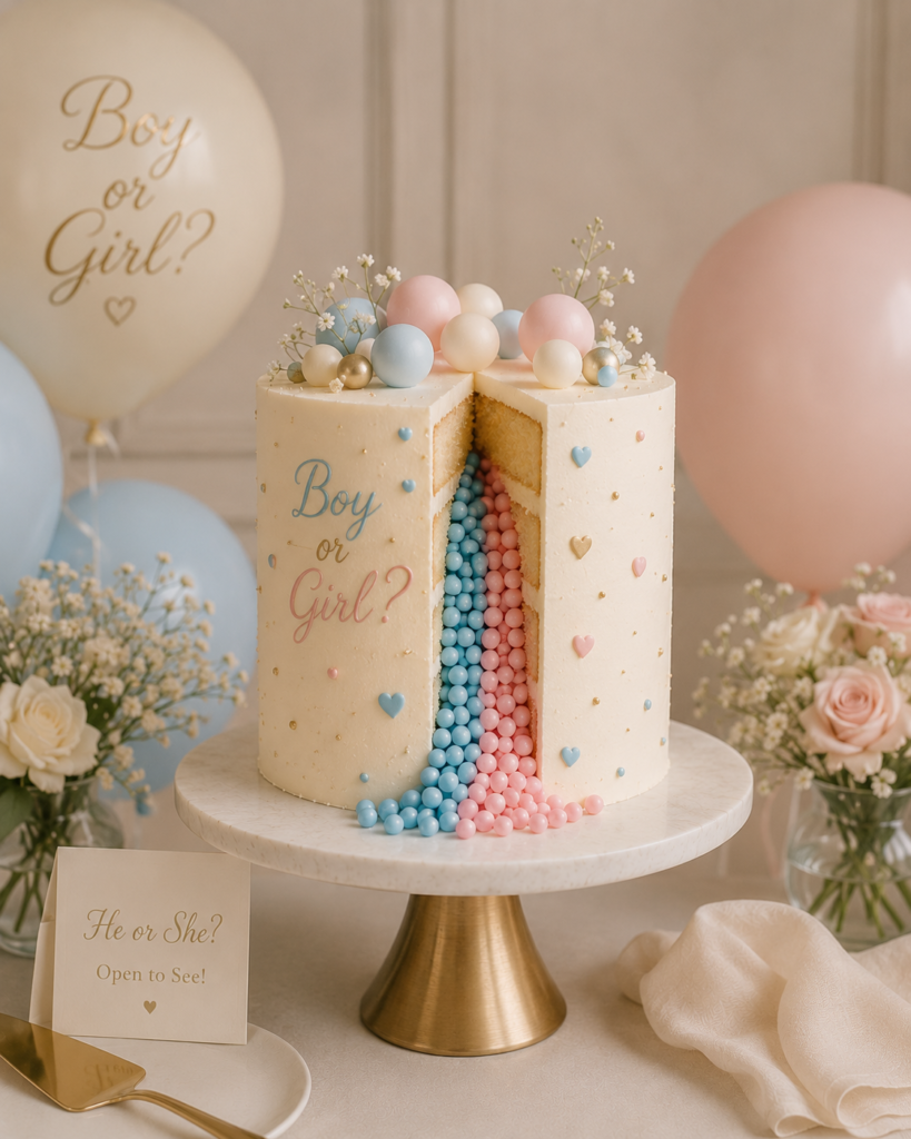 Luxury baby shower cake experience in Toronto by Dees Cakes