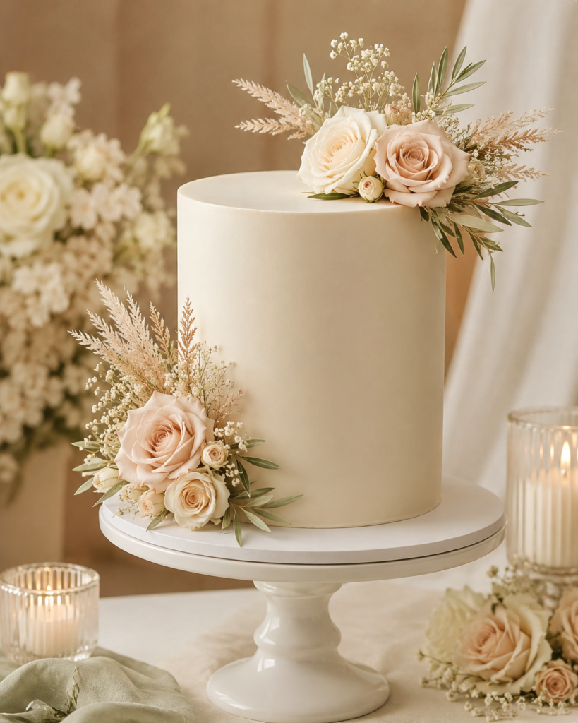 Luxury custom cakes in Toronto with elegant buttercream styling by Dees Cakes