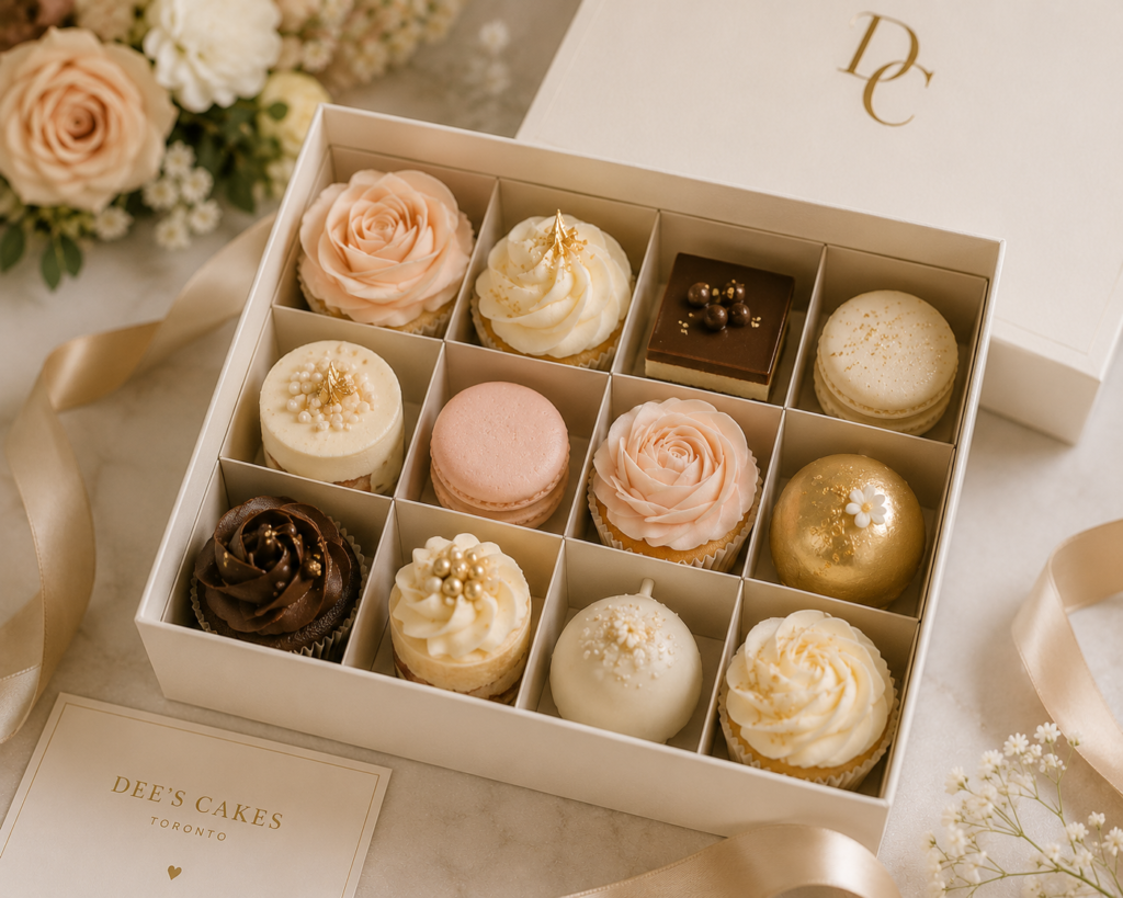 Luxury dessert delivery by Dees Cakes in Toronto