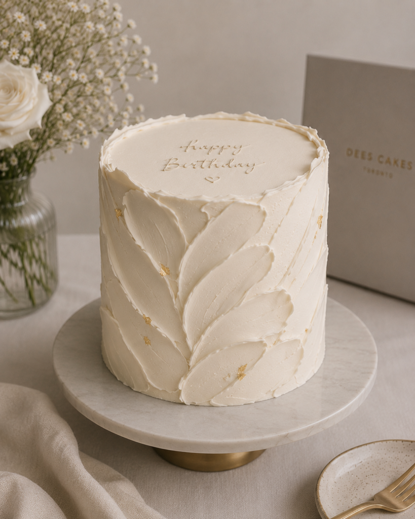 Luxury buttercream dessert styling by Dees Cakes in Toronto