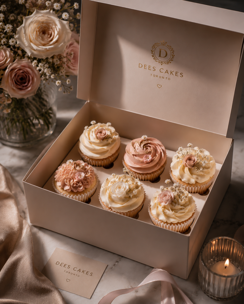 Cupcake Box in toronto by dees cakes