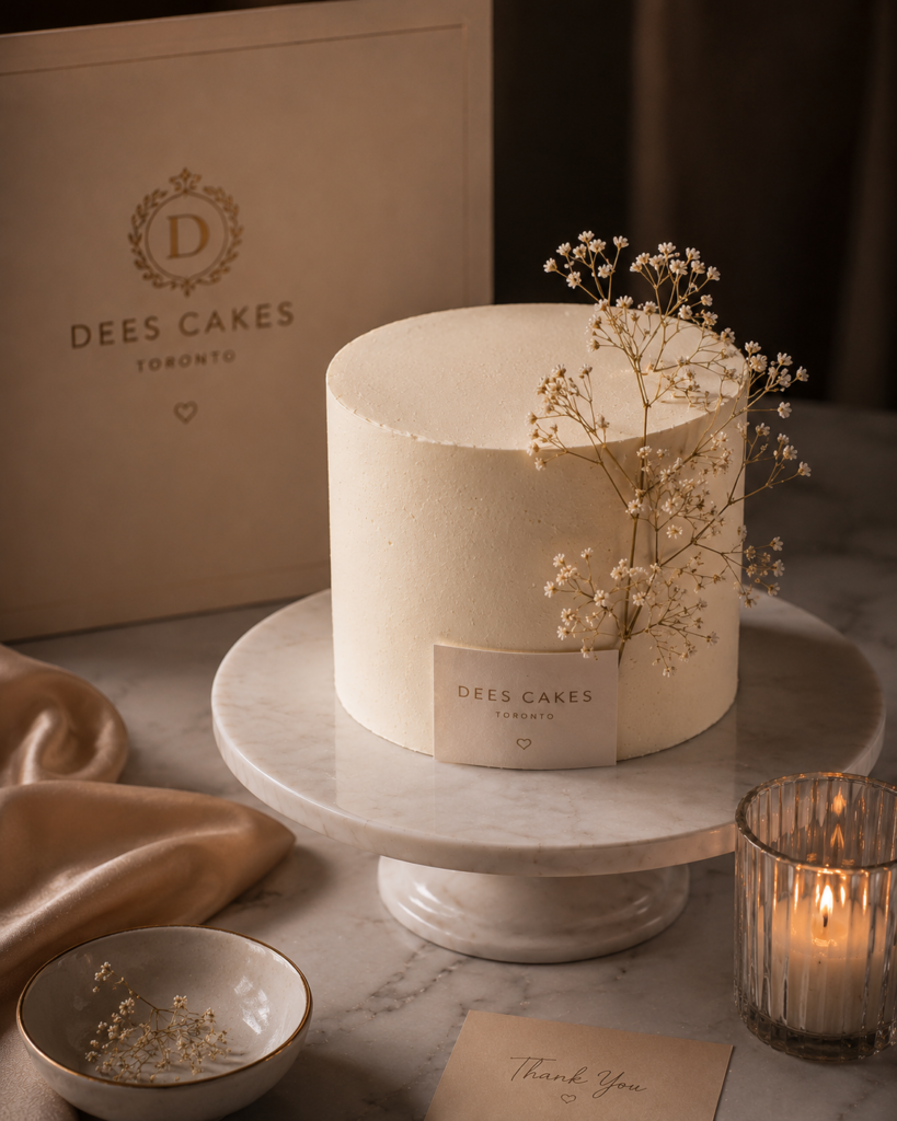 Minimalist Cake in toronto by dees cakes