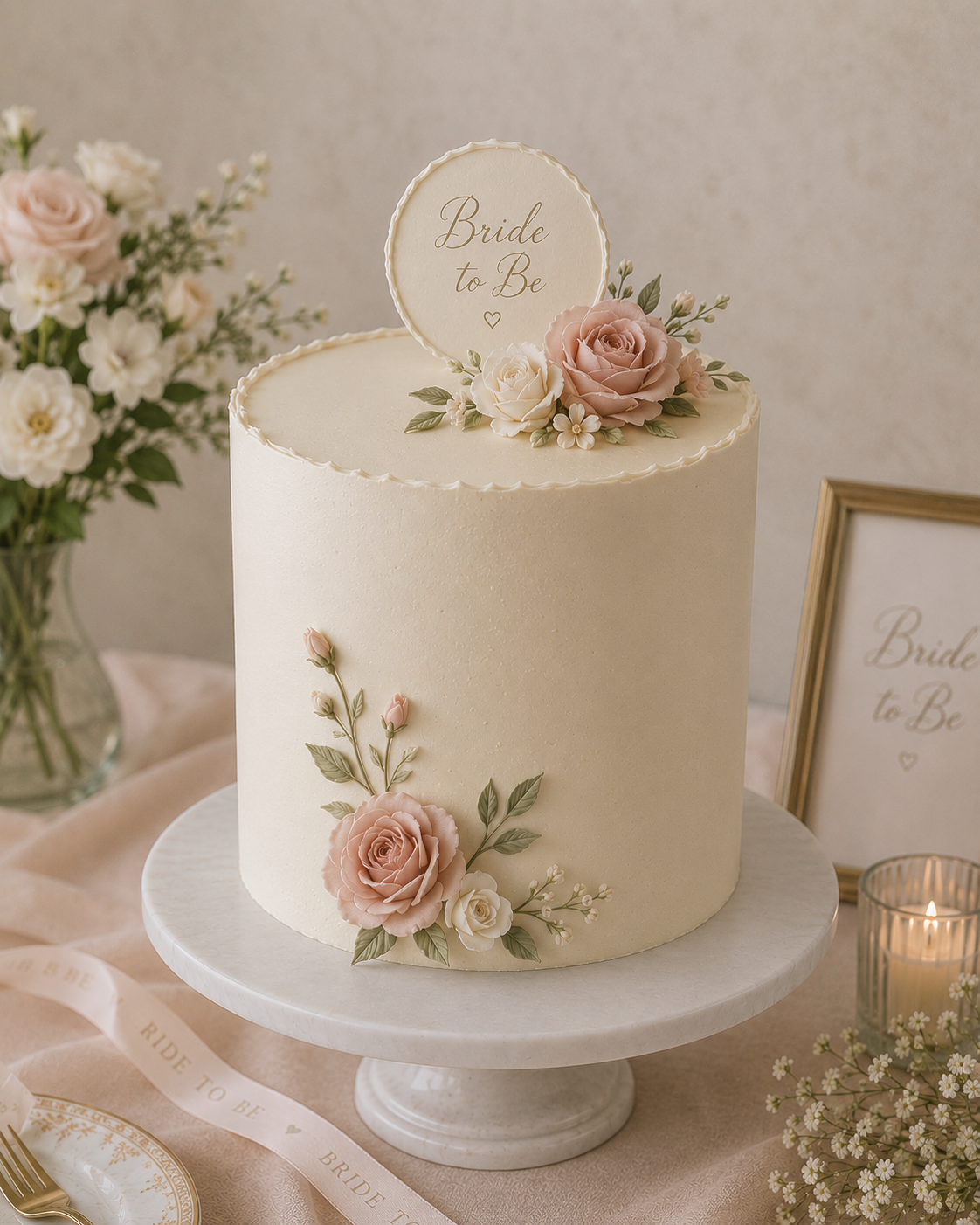 floral bridal shower cakes toronto by dees cakes